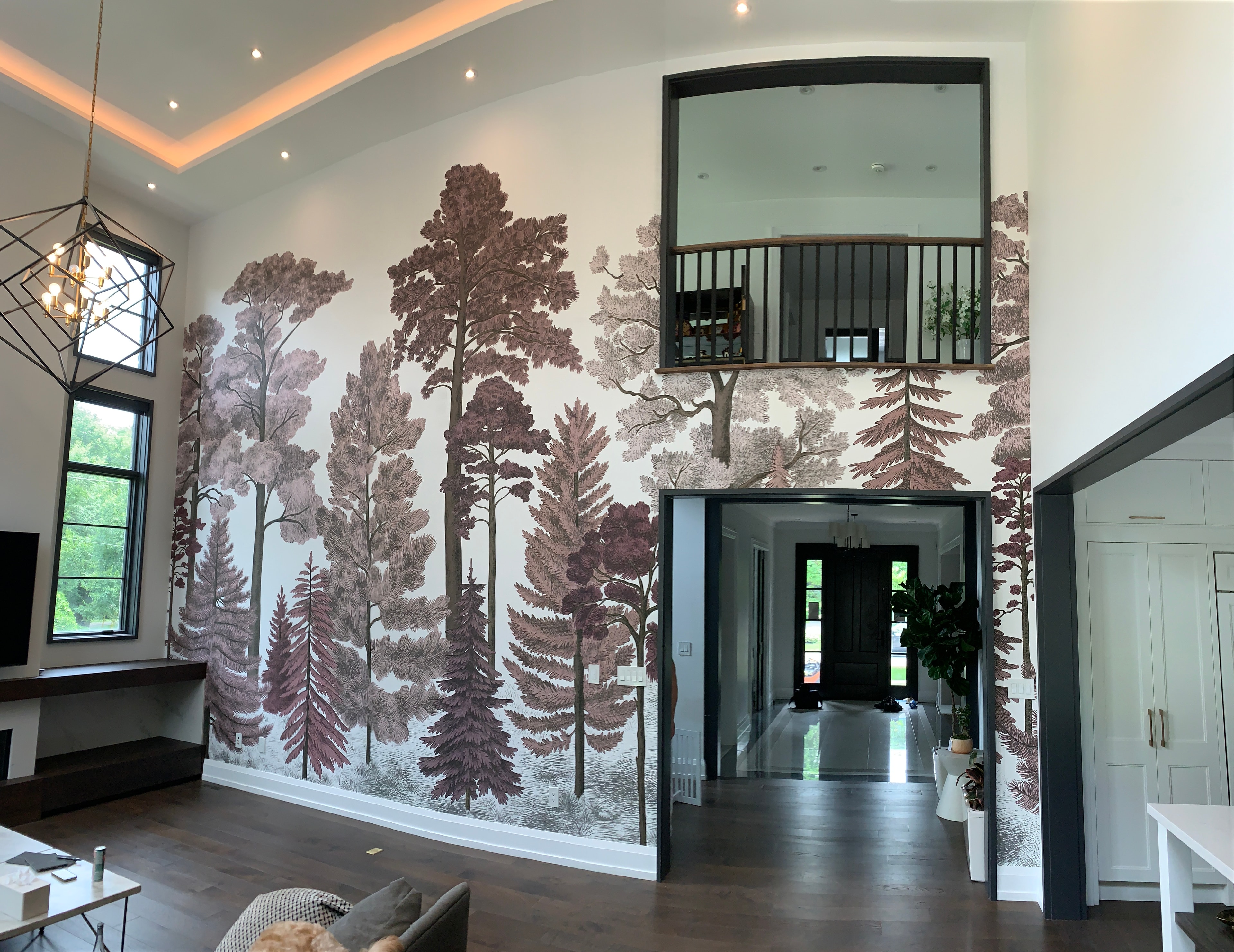 Large 18 Foot Residential Mural
