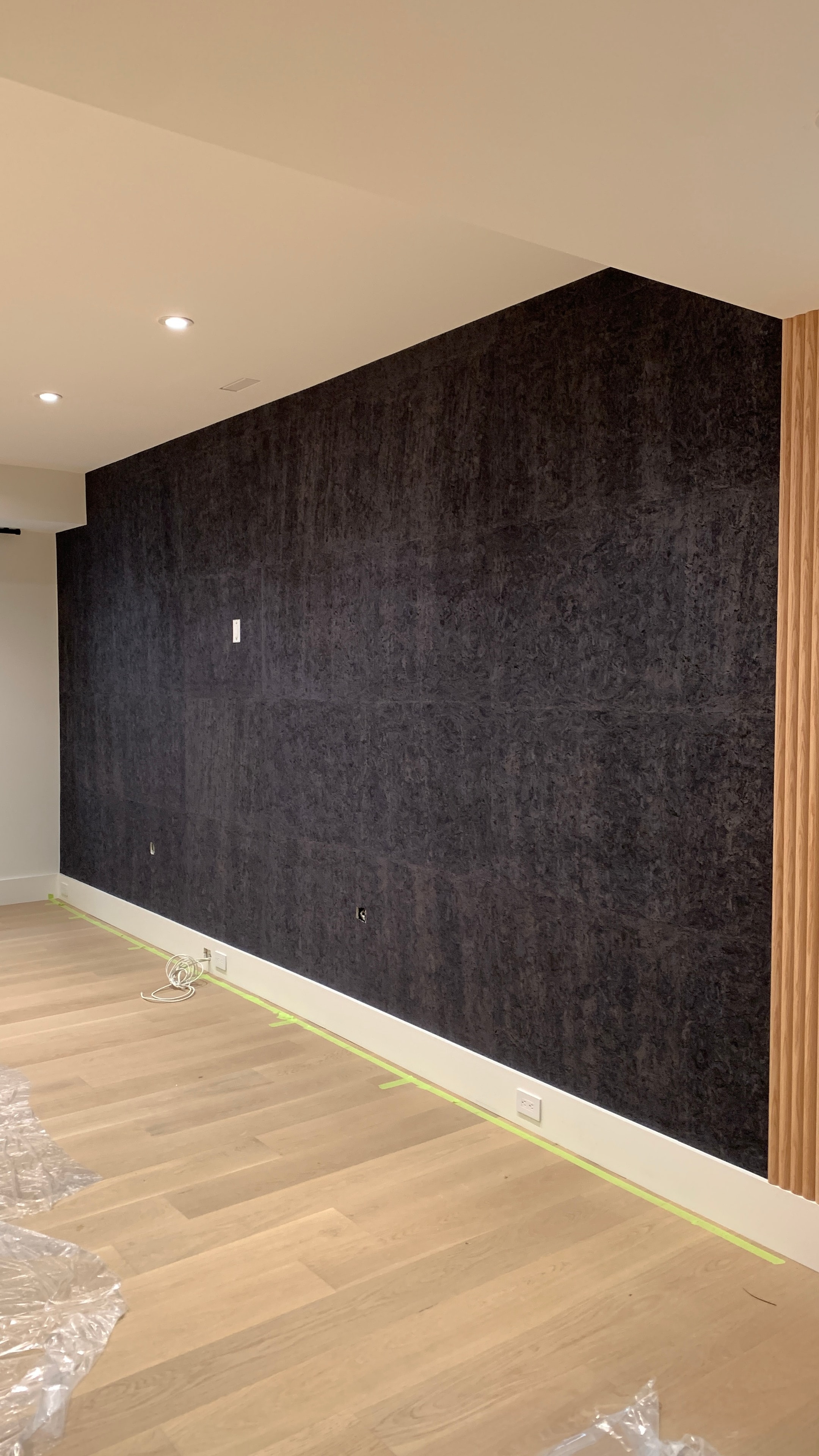 Natural Cork Feature Wall